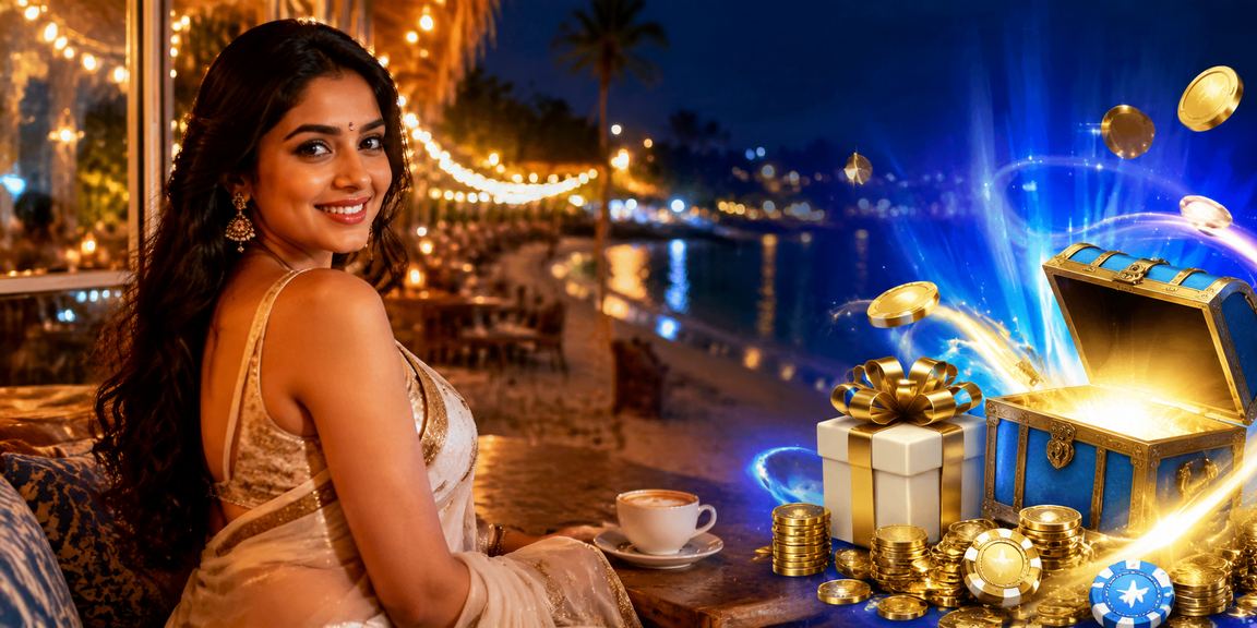 Indian woman using mobile device in traditional saree environment